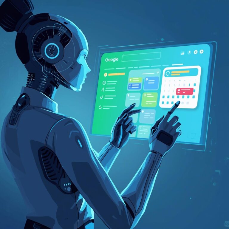 agente de IA de voz agendando una cita en Google Calendar